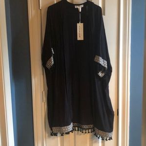 H&M Coachella long length cardigan w/ tassels *NEW